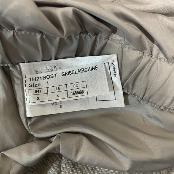 BA&SH Lady Coat Grey (size 1) - Picture 10 of 10